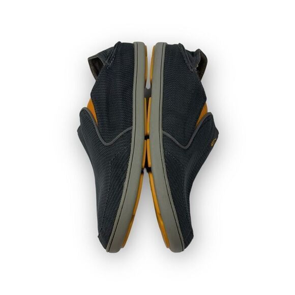 OluKai Nohea Dark Shadow Gray Mesh Slip On Loafers Men’s Size 10 - Picture 6 of 9